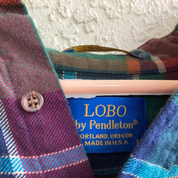 Pendleton LOBO Jacket & Matching Wool Shirt Bomber Jacket Wool Lined L 90S RETRO - Picture 4 of 14